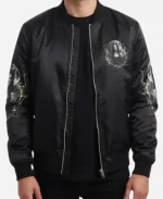 Halloween Witch Black Bomber Jacket