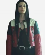 Irina Artenii Subteran 2025 Crisi Tanase Tili Tanase Black & Red Leather Jacket