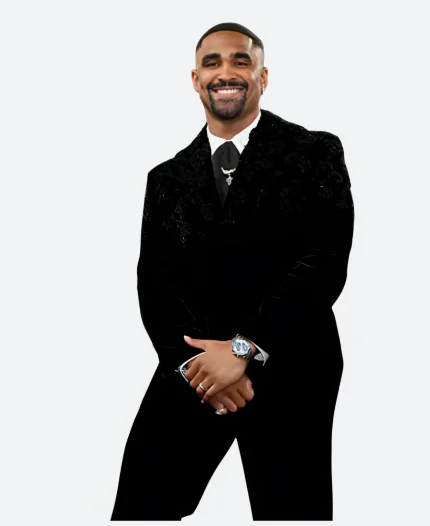 Jalen Hurts Met Gala 2025 Velvet Blazer