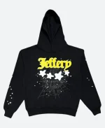 Jeffery Sp5der Black Pullover Hoodie For Sale