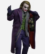 Joaquin Phoenix Joker Suede Leather Trench Coat