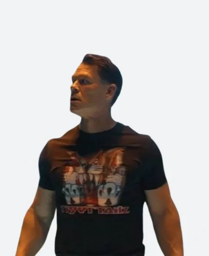 John Cena Peacemaker Tigertailz Black Graphic T-Shirt