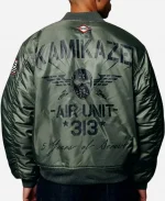 Kamikaze Pilot Eminem Green Bomber Jacket