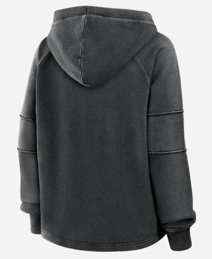 Kansas City Chiefs Black Raglan Gridiron Hoodie
