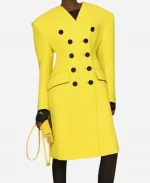 Kate Walsh Emily In Paris S03 Yellow Coat