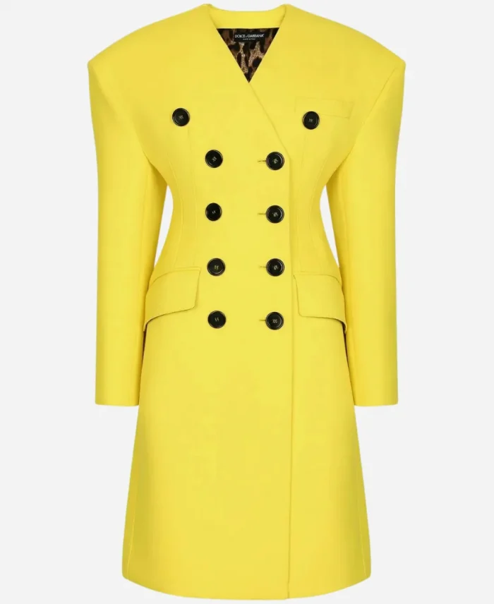 Kate Walsh Tv-Series Emily In Paris S03 Yellow Coat For Sale