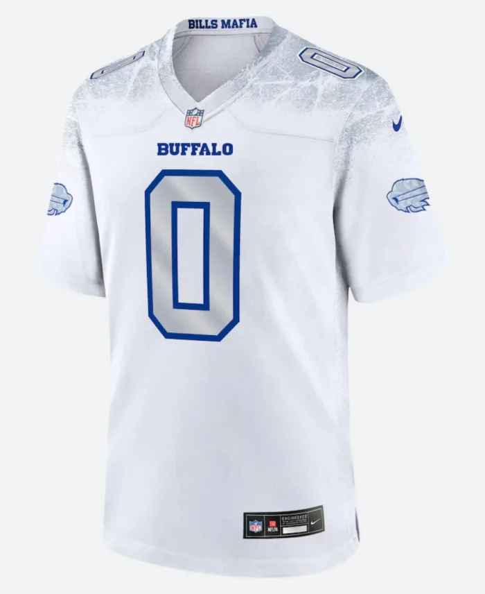 Keon Coleman Buffalo Bills White Rivalries Jersey For Sale