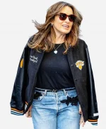 Knicks Mariska Hargitay Varsity Jacket