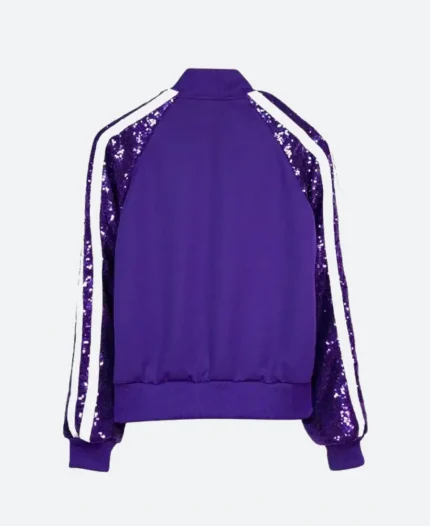 Korn Purple Bomber Jacket For Unisex