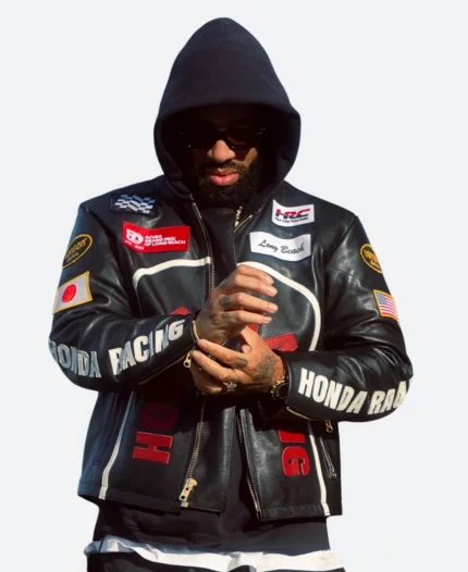 Larry X HRC Honda Racing Leather Jacket