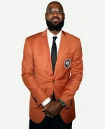 LeBron James NBA 2025 Hall Of Fame HOF Orange Jacket 