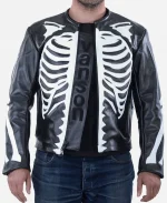 Lenny Tavárez MTV Video Music Awards Skeleton Leather Jacket