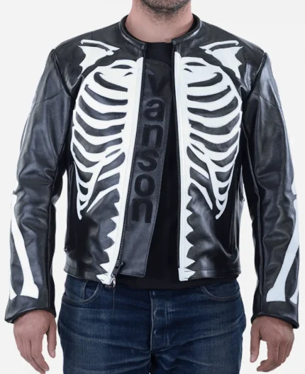 Lenny Tavárez MTV Video Music Awards Skeleton Leather Jacket