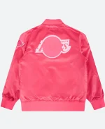 Los Angeles Lakers Triple Pink Varsity Jacket