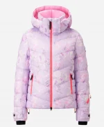 LoveShackFancy x BOGNER Fire+Ice Saelly Ski Purple Puffer Jacket For Sale