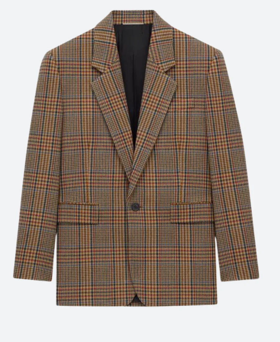 Margot Robbie Tribeca NYC 2025 Plaid Blazer Margot Robbie Tribeca NYC 2025 Plaid Blazer