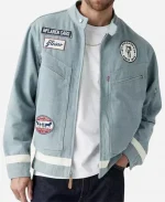 McLaren Vintage Racing Sky Blue Cotton Jacket