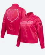 Memphis Grizzlies Varsity Triple Pink Jacket