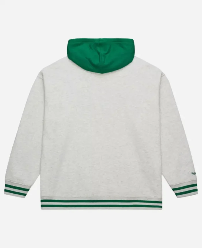 Men’s Philadelphia Eagles Mitchell & Ness Heather Grey Offseason Vintage Pullover Hoodie