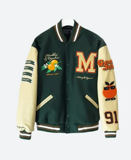 Midnight Organic Larry June Varsity Jacket