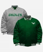 Mitchell & Ness Eagles Reversible Jacket