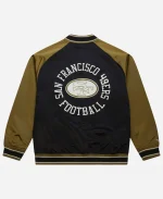 Mitchell & Ness San Francisco 49ers Double Clutch Raglan Jacket