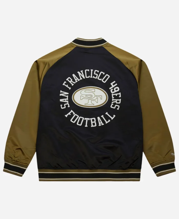 Mitchell & Ness San Francisco 49ers Double Clutch Raglan Jacket