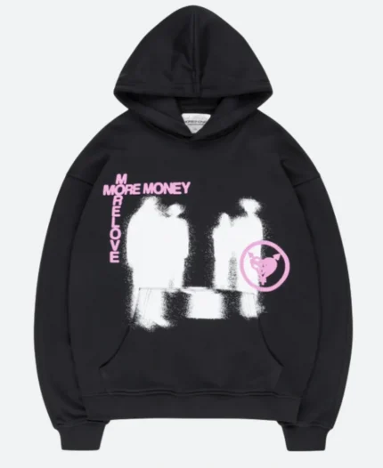 More Money More Love Black Pullover Hoodie For Sale