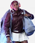 NB US Open Coco Gauff 2025 Leather Jacket