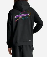 NFL Crucial Catch Buffalo Bills Nike Black 2025 Sideline Standard Issue Dri-FIT Hoodie