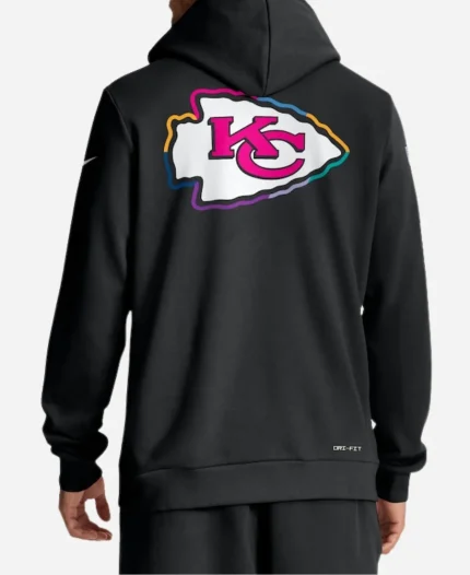 NFL Crucial Catch Kansas City Chiefs Nike Black 2025 Sideline Standard Issue Dri-FIT Hoodie