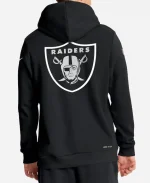 NFL Crucial Catch Las Vegas Raiders Nike Black 2025 Sideline Standard Issue Dri-FIT Hoodie