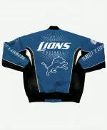 NFL Detroit Lions Vintage Blue Racing Bomber Jacket