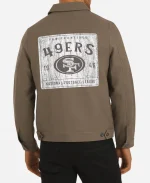 NFL x Darius Rucker San Francisco 49ers Tan Trucker Jacket