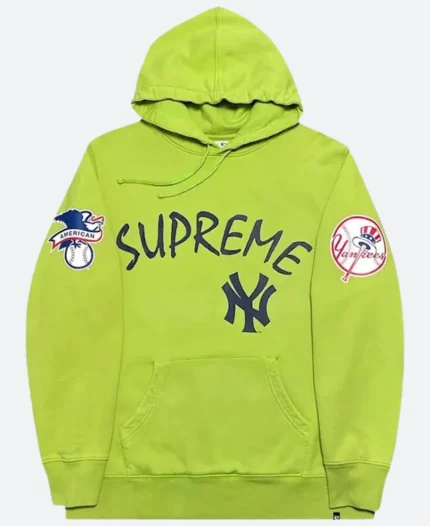 NY Yankees X Supreme Hoodie
