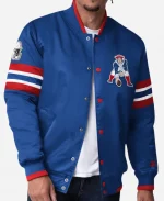 New England Patriots Varsity Satin Jacket