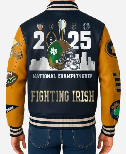 Notre Dame Fighting Irish National Championship 2025 Varsity Jacket
