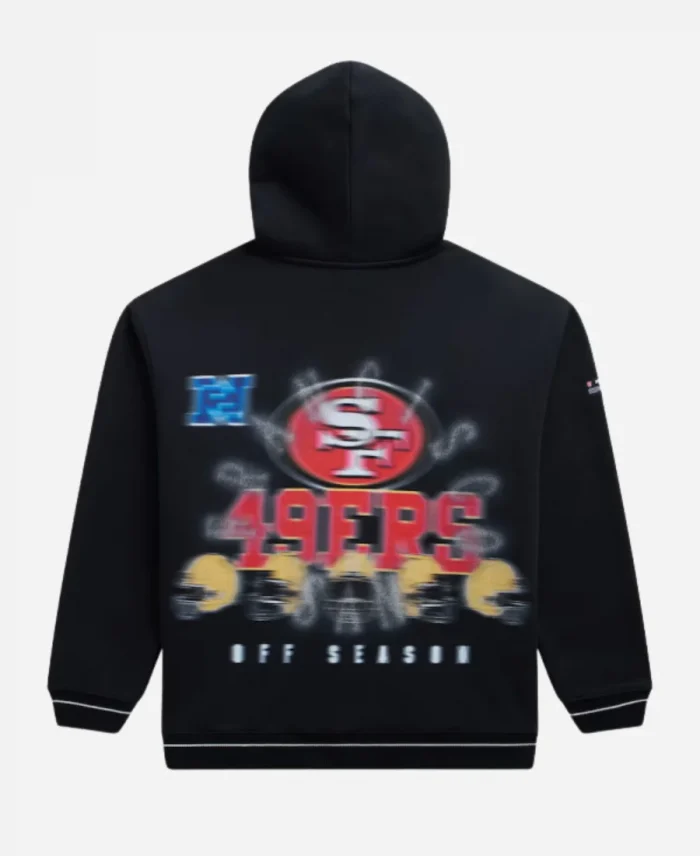 Off-Season Black San Francisco 49ers Hoodie For Unisex