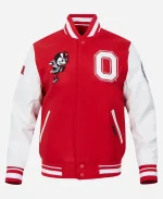 Ohio State University Red Varsity Jacket