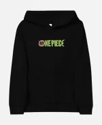 Black One Piece Printed Hoodie