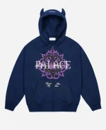 Palace Skateboards x HIM Tri-gram Zip-Up Hoodie For Sale