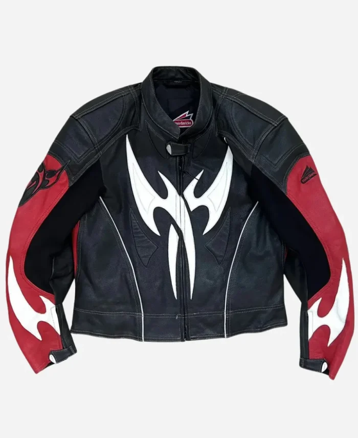 Patrick Habirora Formula 1 Belgian Grand Prix F175 Black Motorcycle Leather Jacket