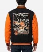 Pete’s Pumpkin Patch Black and Orange Varsity Jacket