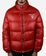Prada Puffer Red Jacket