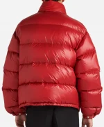 Prada Quilted Puffer Red Jacket
