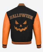 Pumpkin Halloween 2025 Black & Orange Varsity Jacket