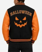 Pumpkin Halloween Varsity Jacket