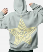 Salish Matter Sincerely Yours Oversized Hoodie In Grey