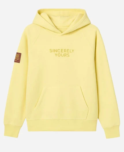 Salish Matter Sincerely yours Yellow Oversized Hoodie For Sale