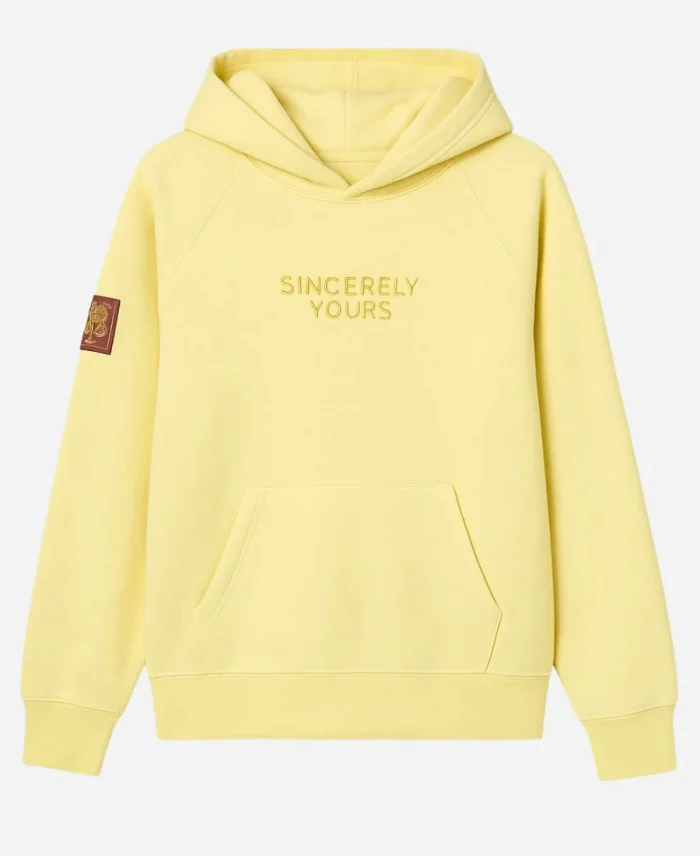 Salish Matter Sincerely yours Yellow Oversized Hoodie For Sale
